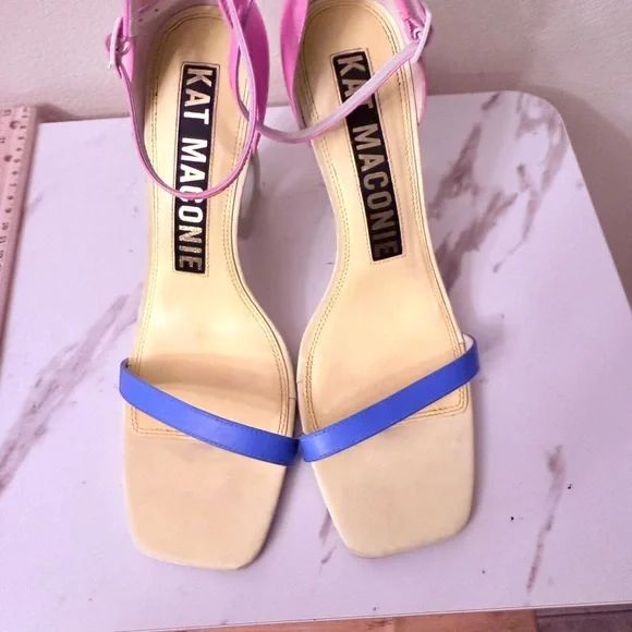 Kat Maconie Color Block Sculpture Pumps, EUC, Size 10
